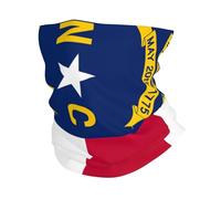 Diadema con estampado de la bandera del estado de Carolina del Norte, bandana deportiva para el cuello, bufanda, cubierta facial para ciclismo, correr