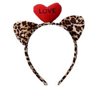 Diadema con estampado de leopardos, diademas suaves y cómodas con