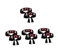 Diadema Con Estampado De Ninjas Japón Banda Para La Cabeza Hibachi Venda Bandana Headband Diademas Decorativas De Kárate Diadema Japonesa Portátil Poliéster 2 Piezas X 4