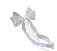 Diadema con lazo brillante para el cabello, tocado de reina, para desfiles, bailes, novia, boda, diadema