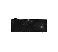 Diadema con lazo de galaxia en blanco y negro y accesorio suave para el cabello para bebés recién nacidos, niños pequeños y niños.