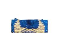 Diadema con lazo dorado para árbol de Navidad con purpurina, un accesorio para el pelo para recién nacidos y bebés, adecuado para bebés de 0 a 6 meses de edad