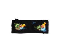 Diadema con lazo estampado de cuatro elementos, una diadema turbante de moda con elasticidad, adecuada para recién nacidos y bebés