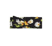 Diadema con lazo estampado de girasoles y manzanilla, accesorios para el pelo para niños, adecuada para recién nacidos, bebés y niños pequeños