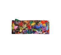 Diadema con lazo estampado de grullas de papel de origami, una diadema turbante de moda con elasticidad, adecuada para recién nacidos y bebés