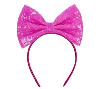 Diadema con lazo grande para mujer y niña, lazo rojo, diadema de terciopelo, accesorio para el pelo, accesorio para el pelo, tocado para niños, adultos, carnaval, cosplay, fiesta, D-Rosa