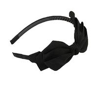 Diadema con lazo negro, accesorios para el cabello, diadema de flequillo coreano, versión de Japón y Corea del Sur, accesorios para la cabeza, horquilla corta, borde ancho, antideslizante, dientes de