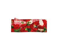 Diadema con lazo para bebé con estampado de geranios rojos, regalo para recién nacidos, perfecto para bebés, niñas, accesorios para el cabello de princesa dulce