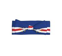 Diadema con Lazo para bebé con Estampado de la Bandera de Cabo Verde, súper elástica y Suave, Accesorios para