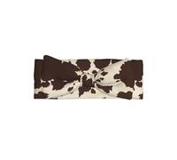 Diadema con lazo para bebé con estampado de piel de vaca, regalo para recién nacidos, perfecto para bebés, niñas, accesorios para el cabello de princesa dulce