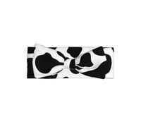 Diadema con lazo para bebé con estampado de puntos de vaca, regalo para recién nacidos, perfecto para bebés, niñas, accesorios para el cabello de princesa dulce