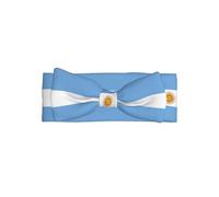 Diadema con lazo para bebé con la bandera argentina que combina con cualquier atuendo para bebés, niños pequeños y niños