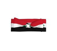 Diadema con lazo para bebé con la bandera de la República Árabe Siria que combina con cualquier atuendo para bebés, niños pequeños y niños