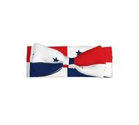Diadema con lazo para bebé con la bandera de Panamá que combina con cualquier atuendo para bebés, niños pequeños y niños