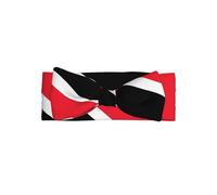 Diadema con lazo para bebé con la bandera de Trinidad y Tobago que combina con cualquier atuendo para bebés, niños pequeños y niños