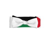 Diadema con lazo para bebé con la bandera del Estado de Palestina que combina con cualquier atuendo para bebés, niños pequeños y niños