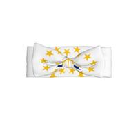 Diadema con lazo para bebé con la bandera del estado de Rhode Island para niñas, diadema de poliéster suave y elástica, perfecta para recién nacidos, 0-6 meses, regalo para bebé, accesorio para fotos
