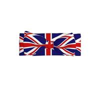 Diadema con lazo para bebé con la bandera del Reino Unido que combina con cualquier atuendo para bebés, niños pequeños y niños