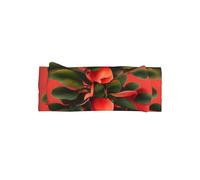 Diadema con lazo para bebé de color albaricoque rojo para niñas, diadema de poliéster suave y elástica, perfecta para recién nacidos, de 0 a 6 meses, regalo de bebé, accesorio para fotos