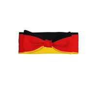 Diadema con lazos para bebé con estampado de bandera alemana, accesorios para el cabello respetuosos con la piel, delicada diadema para recién nacidos y niños pequeños