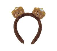 Diadema con orejas de oso,Diadema de belleza | Linda diadema de maquillaje de felpa | Diadema divertida para el cuidado de la piel con maquillaje, accesorios decorativos suaves para el cabello para mu