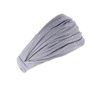 Diadema Con Orejeras Diademas con pedrería, anchas, elásticas, for mujer, turbantes, accesorios for el cabello(Grey)