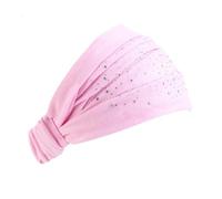 Diadema Con Orejeras Diademas con pedrería, anchas, elásticas, for mujer, turbantes, accesorios for el cabello(Pink)