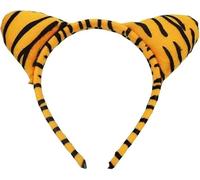 Diadema Con Patrón De Tigre De 3 Piezas, Forma De Oreja De Animal De Dibujos Animados, Tocado Lindo Con Personalidad, Accesorios Fotográficos Divertidos, Escenas De Fiestas De Eventos.
