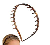 Diadema Con Peinetas - Diadema Con Peines En Forma De U Para Mujer | Di-adema Rizada De Mo-da Antideslizante | Di-adema Cómodas En Forma De U Para Mujeres, Hombres Y Niñas, Viajes En Casa (A-zul)