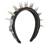 Diadema con remache de rock, diadema punk, remache steampunk, banda para el pelo, disfraz de cosplay, accesorios góticos para el cabello, accesorios de verano