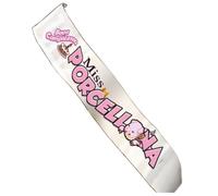 Diadema con texto Feliz Cumpleaños Miss Porcelona gadget para adultos 18+