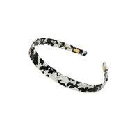 Diadema coreana con placa de ácido acético, estampado de leopardo vintage, tocado sencillo de color tortuga for lavar la cara(6)