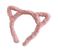 Diadema creativa con estampado de leopardo lindo gatito peludo oído suave felpa para mujeres hombres adolescentes pelo diadema