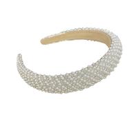Diadema creativa con perlas delicadas para el pelo, para mayor comodidad y encanto en fiestas, reuniones y fotos, diadema de perlas