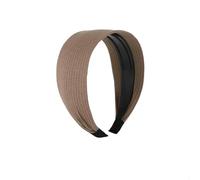 Diadema creativa de ala ancha gris para el pelo para el día a día, accesorios para el cabello, color café