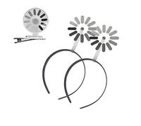 Diadema creativa, diadema giratoria que se carga con el cerebro, pinza para el pelo con diseño giratorio, horquilla creativa para regalos, alivio del estrés de examen y decoración abstracta de fiestas