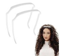 Diadema Cuadrada 2 Piezas, Diadema Mujer Rectangular, Diadema Pelo Rizado, Hairband, Headband, Banda para el Pelo de la Mujer de Maquillaje, Cinta Pelo Deporte
