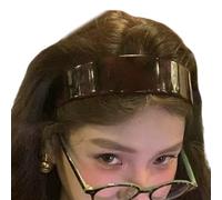 Diadema de acetato y ácido con patrón vintage, elegante y cómoda, para mujeres a la moda, uso diario