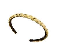 Diadema de agarre para el cuidado de la piel, maquillaje, suave, transpirable, diseño trenzado, para flequillo lateral, solución de domesticación antideslizante