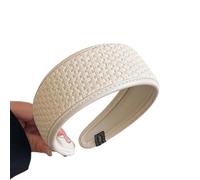 Diadema de ala ancha de piel sintética, retro, ligera, suave, cómoda, de ala ancha, para mujeres y niñas, uso diario