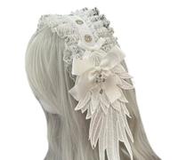 Diadema de ala única, cómoda, gótica, punk, elegante, accesorio para los amantes de la moda alternativos