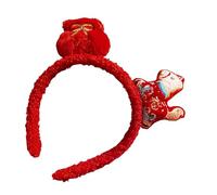 Diadema de Animal - Diadema De Felpa Y Adorable | Accesorios para Cabello de Festival de Primavera,Accesorio Para Año Nuevo Navidad Carnaval Representación Escénica Juego De Roles Y Celebraciones