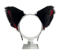 Diadema de animales para orejas para mujer, diadema de maquillaje para la cabeza, para sesión de fotos, accesorio para el cabello de Navidad