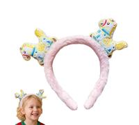 Diadema de Año Nuevo - Cinta de felpa ABS de 3,94 pulgadas | Accesorio decorativo para fiestas Año del Caballo, ideal para festivales, cosplay, estudiantes, reuniones familiares, compras, viajes