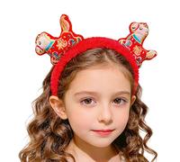 Diadema de Año Nuevo - Tocado de caballo de Año Nuevo Chino - Diadema linda para Photobooth - Para niños y niñas, estudiantes invitados, eventos, cosplay, reuniones familiares, oficina, fiesta