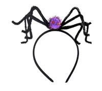 Diadema de araña de Halloween: diadema creativa para looks espeluznantes, fiestas, actuaciones | Diseño ajustable de araña para trucos o tratamientos, cosplay, eventos perseguidos y solemne