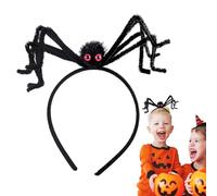 Diadema De Araña De Halloween - Tocado De Miedo De Las Arañas Para Las Fiestas De Disfraces | Broupe De Pelo De Peluche Para El Rendimiento De Trucos, Cosplay, Eventos Embrujados, Espectáculos De En