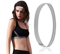 Diadema de baloncesto, banda deportiva delgada, elástica, antideslizante, gorro absorbente del sudor | Accesorios de entrenamiento de fitness para mujeres, hombres, niñas, correr, fitness, yoga,