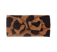 Diadema de bebé con accesorios para el cabello anchos portátiles en hebilla con patrón de leopardo, diadema para niñas y | Diadema suave y elástica con diseño animal, tapa de cabeza de bebé p