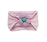 Diadema de bebé de moda con 5 pétalos, elástica, con flores, turbante para recién nacidos, accesorios para fotos